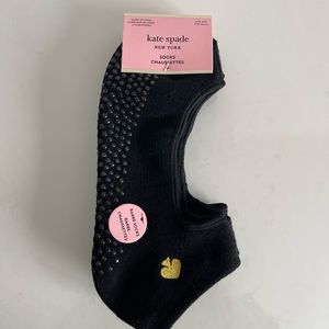 Never used Black Kate Spade bare socks. One size fits all